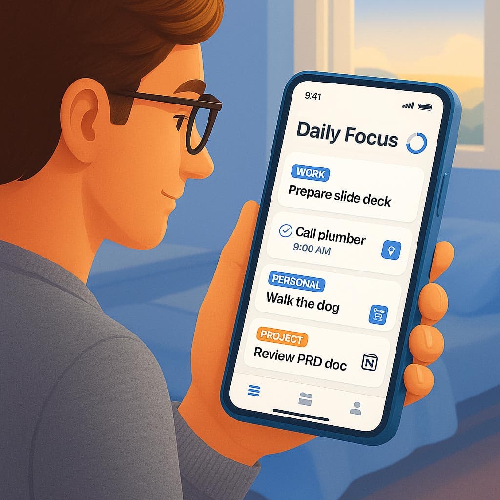 Daily Focus Dashboard